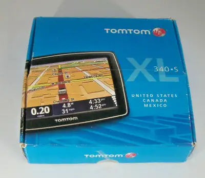 Like new. TomTom XL 340 S Portable Navigation GPS. With box and instructions