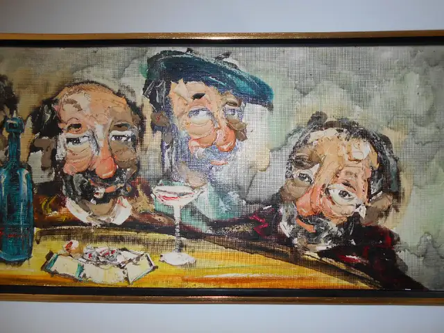 TABLEAU-TOILE-PEINTURE-HUILE-VINTAGE-OIL PAINTING in Arts & Collectibles in City of Montréal - Image 4