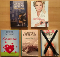 Janette Bertrand (4 romans/$3 chaque)