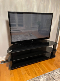 LG 50” Plasma Tv & Tv Stand