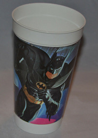 1992 BATMAN Returns (McDonalds/Coca Cola) Plastic CupMint! $20