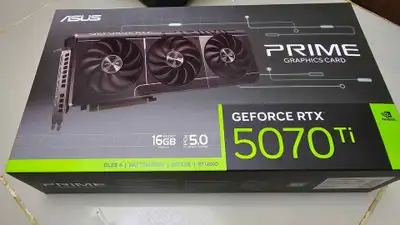 ASUS NVIDIA RTX 5070Ti 16GB (NEW/SEALED), View more