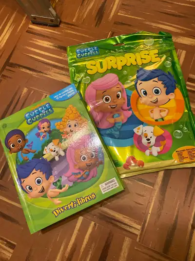 Dive into fun with this Bubble Guppies book, perfect for interactive reading and play! Also included...