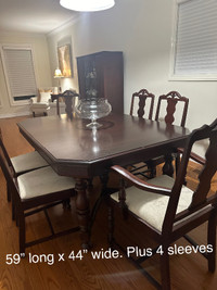 Moving sale of assorted furniture, chair/ottoman, dishes