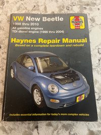 Haynes Repair Manual - VW Beetle 1998 thru 2010