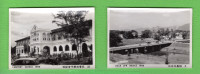 1920'S CHINA Vintage Photo IPOH 2 CARDS LOT  BRIDGE AND SCHOOL