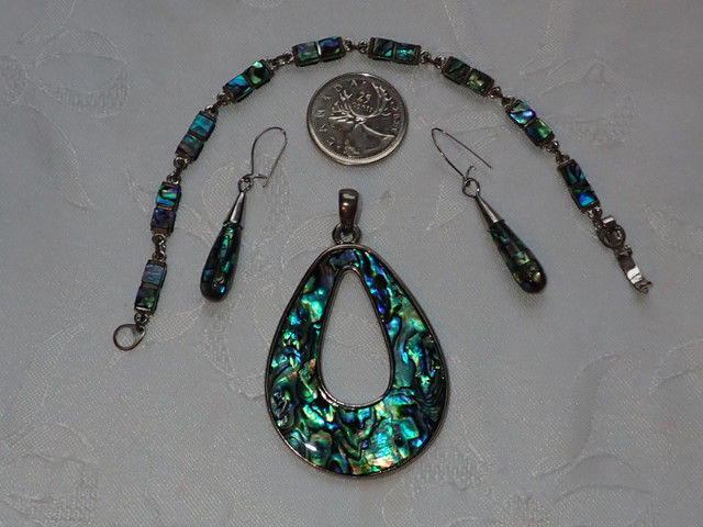 FOR SALE - Blue/green jewelry SET in Jewellery & Watches in Peterborough