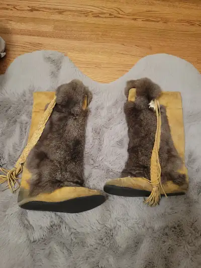 Vintage Full Moccasin/Mukluk Boots (Approximately Mens Size 8), View more