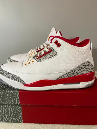 Jordan 3 Cardinal Red - sz 12, View more