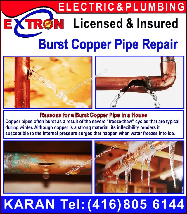 LICENSED PLUMBER✔️Leaking Pipes ✔️Dripping Faucets✔️GTA☎️ KARAN in Plumbing in Mississauga / Peel Region - Image 5