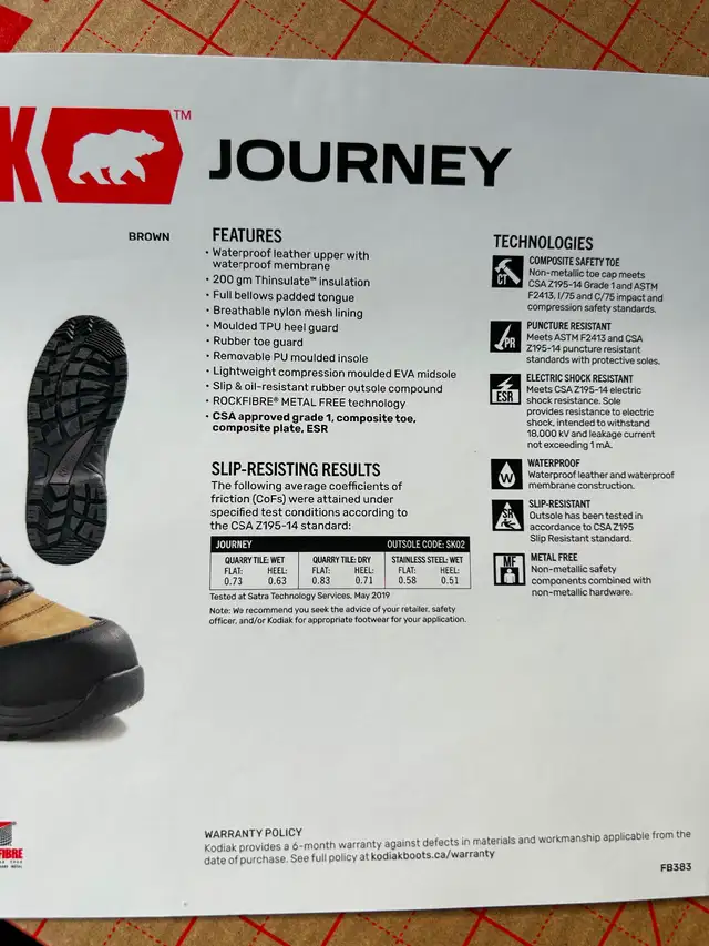 New Work boots size 12 in Men's Shoes in Medicine Hat - Image 3