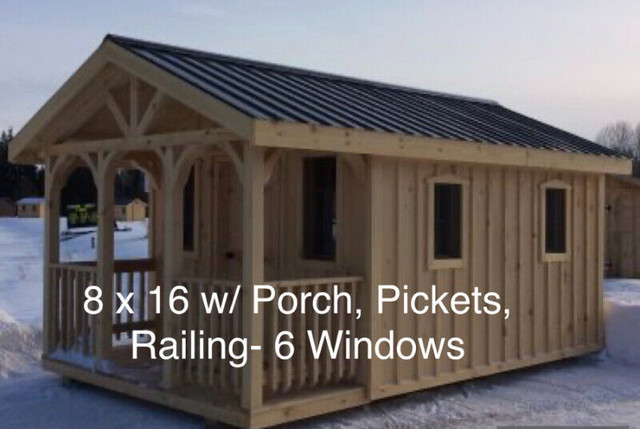 Sheds-Cabins-Porch Sheds in Outdoor Tools & Storage in Kawartha Lakes - Image 3