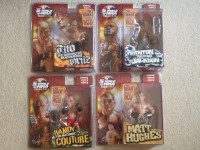 Round 5 Series 1 UFC figure set x 4 Ortiz Couture Hughes Rampage