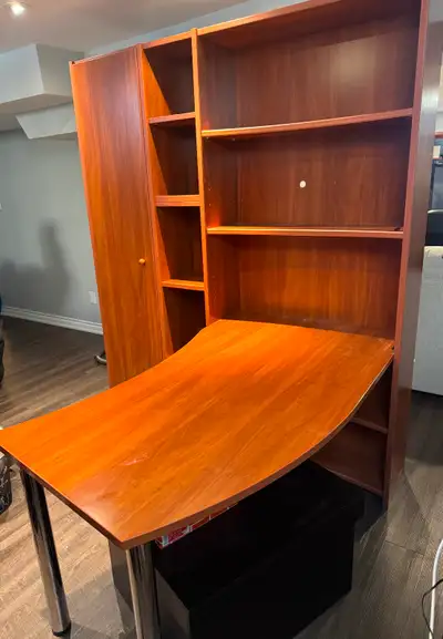 Beautiful wall-unit desk, View more