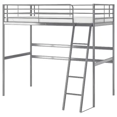 Svarta, lit mezzanine Ikea / single bed frame, View more