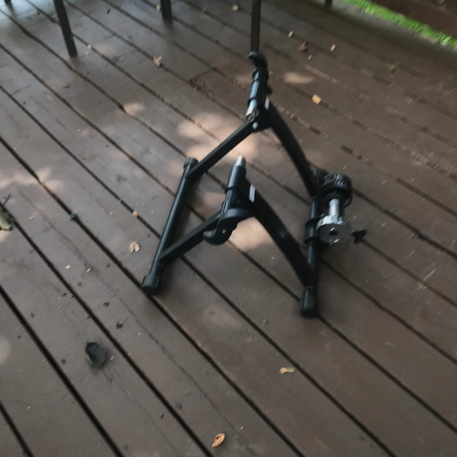 bicycle work out stand in great shape. in Other in Oshawa / Durham Region