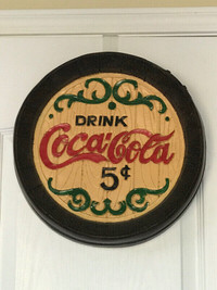 Coca-Cola 3D 5 cents Vintage sign