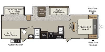 2014 Keystone Passport Ultra lite 33BHS in RVs & Motorhomes in Edmonton - Image 2