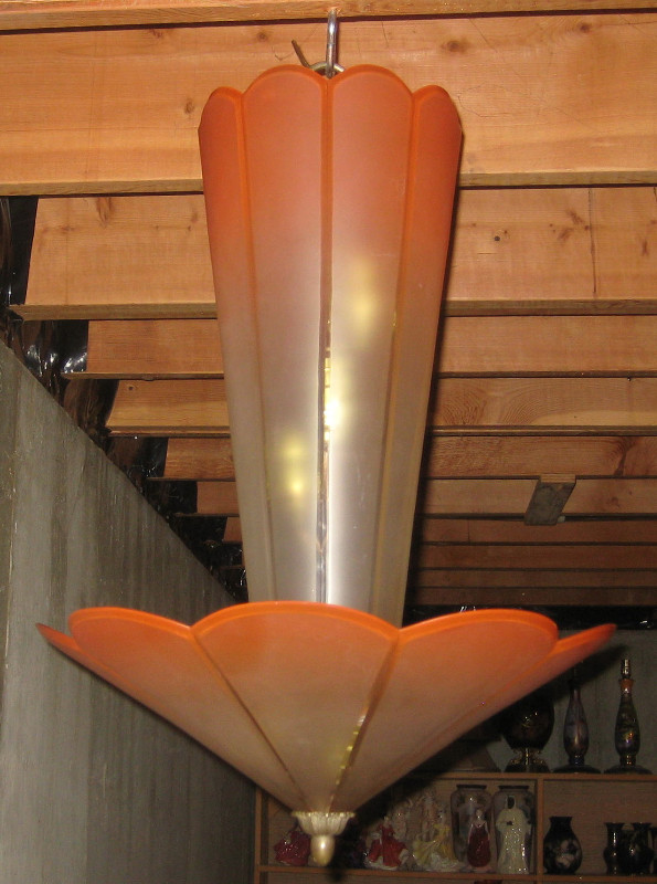 Art Deco Ceiling Light Fixture Chandelier in Indoor Lighting & Fans in Kelowna - Image 3