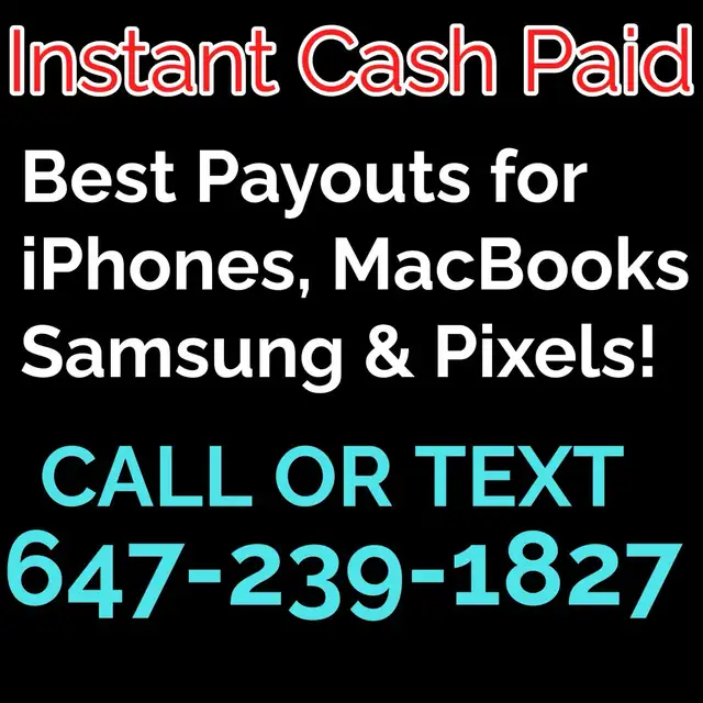 Sell your iPhones, MacBooks, iPads for cash. in Cell Phones in Delta/Surrey/Langley - Image 2