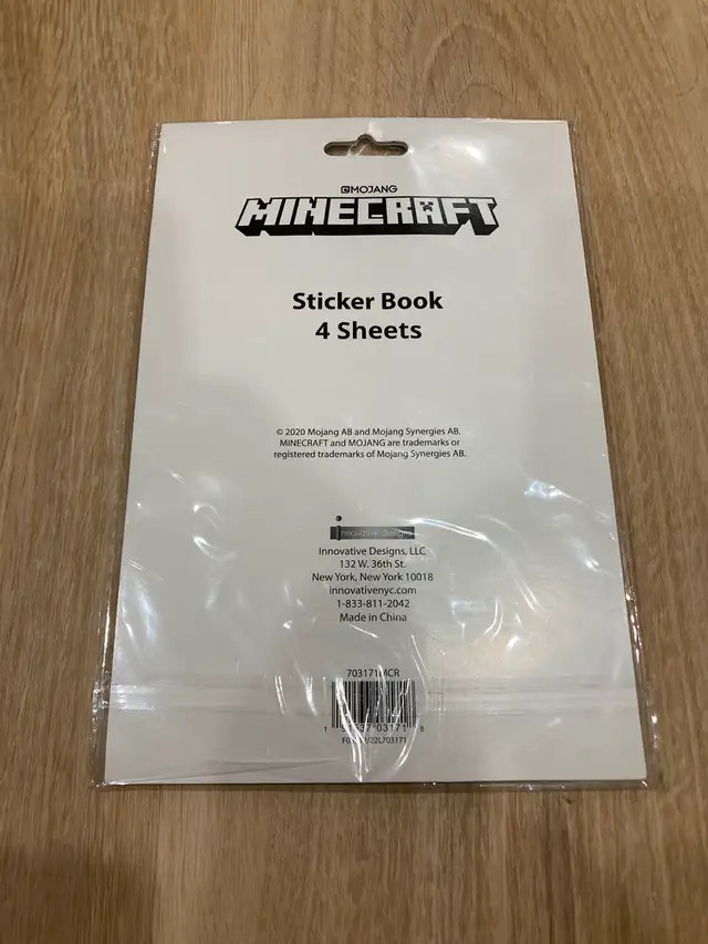 Minecraft 300 sticker book in Children & Young Adult in Oakville / Halton Region - Image 3
