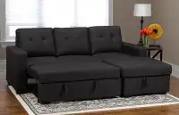 New in Box Sectional Sofa Bed 93in - Free Delivery & Install