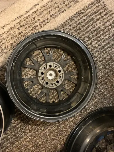 Set of four black Sport Edition rims with a machined lip. These look great on a vehicle! Bolt patter...