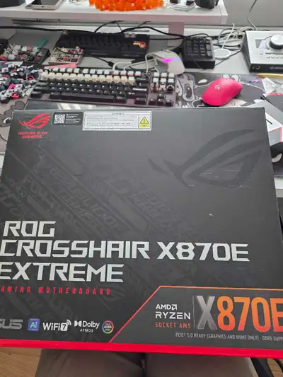 ASUS ROG Crosshair X870E motherboard, View more