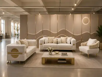 Brand New Luxury Living Room Sofa Set (Free Delivery), View more