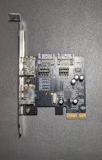 SATA PCIe Card - 2 Port PCIe SATA Expansion Card
