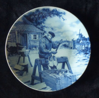 Hand Decorated Holland Decorative Plate