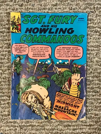 SGT Fury and His Howling Commandos #10 Australian Comic Book, View more