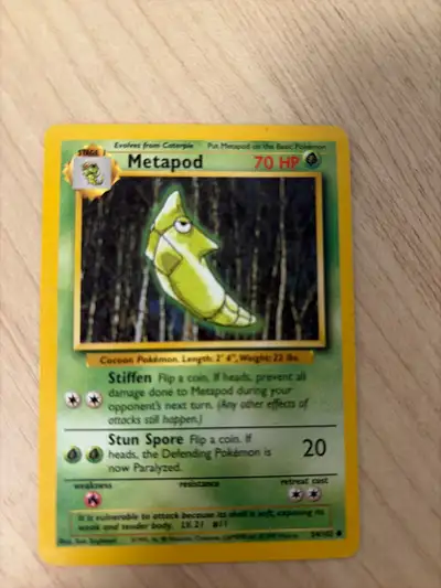 1995 Pokemon Metapod non-hologram card, View more