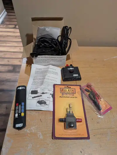 Complete O Scale DCS Remote Commander Power Supply. MTH - Railking. NEW , Unused. Z-500 Transformer...