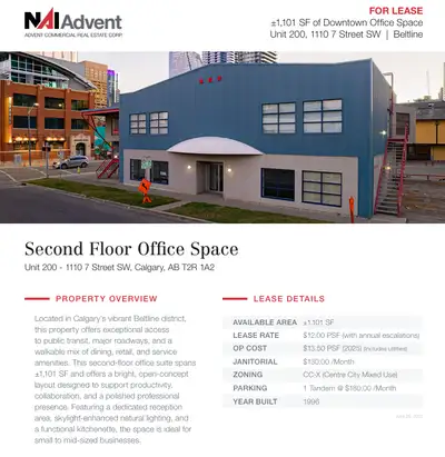 Located in Calgary’s vibrant Beltline district, this property offers exceptional access to public tr...