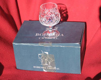 Rare find 18 beautiful Bohemian Crystal Bolero Pattern Glasses