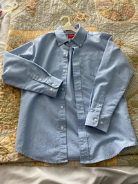 Boys Arrow size 12 blue button up collared shirt