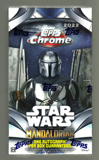 TOPPS CHROME STAR WARS THE MANDALORIAN BESKAR SERIES BOX