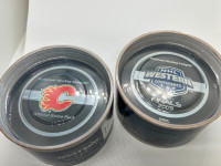 Vintage Stanley Cup Playoff Official Game Pucks - New