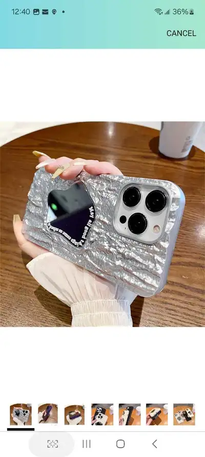 Make UP Mirror for iPhone 14 13 12 Pro Max Case Slim for iPhone , View more