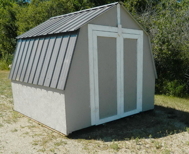 STORAGE SHED 8'x8' for farm, town or lake Metal Roof in Outdoor Tools & Storage in Regina