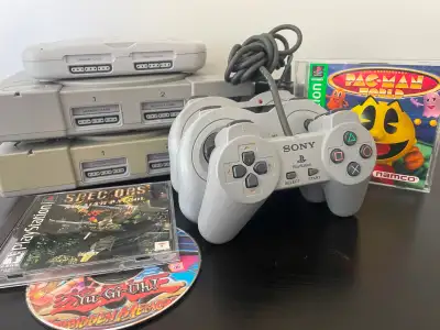 PlayStation 1 Slim System and 2 SCPH A01, View more