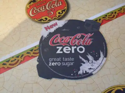 Sous-verre en carton coca-cola zero, View more