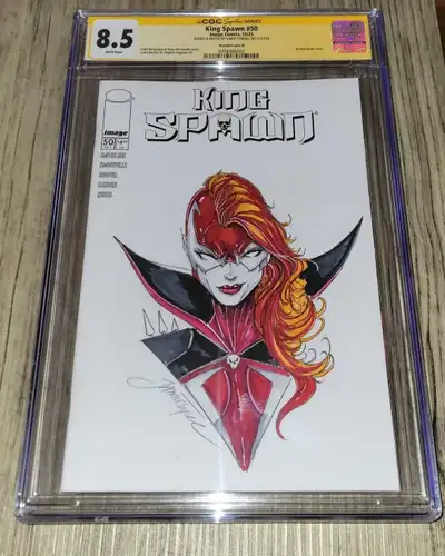 CGC King Spawn #50 Sketched & Signed, View more