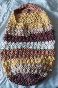 Hand Knit Baby Cocoon