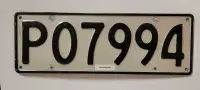 New Zealand license plate 