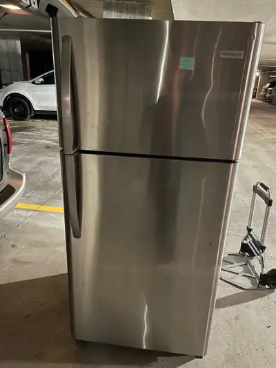 Frigidaire Refrigerator Fridge Stainless Steel Used for Parts, View more