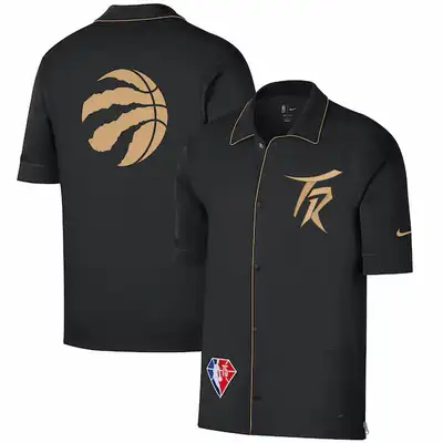 Toronto Raptors Nike City Edition Short Sleeve Warm Up Jacket , View more