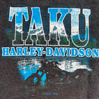 Harley Davidson Taku Alaska T Shirt Size L  Nice Back Design '07