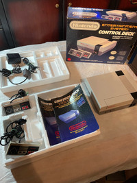 Original Nintendo NES w box and accessories 